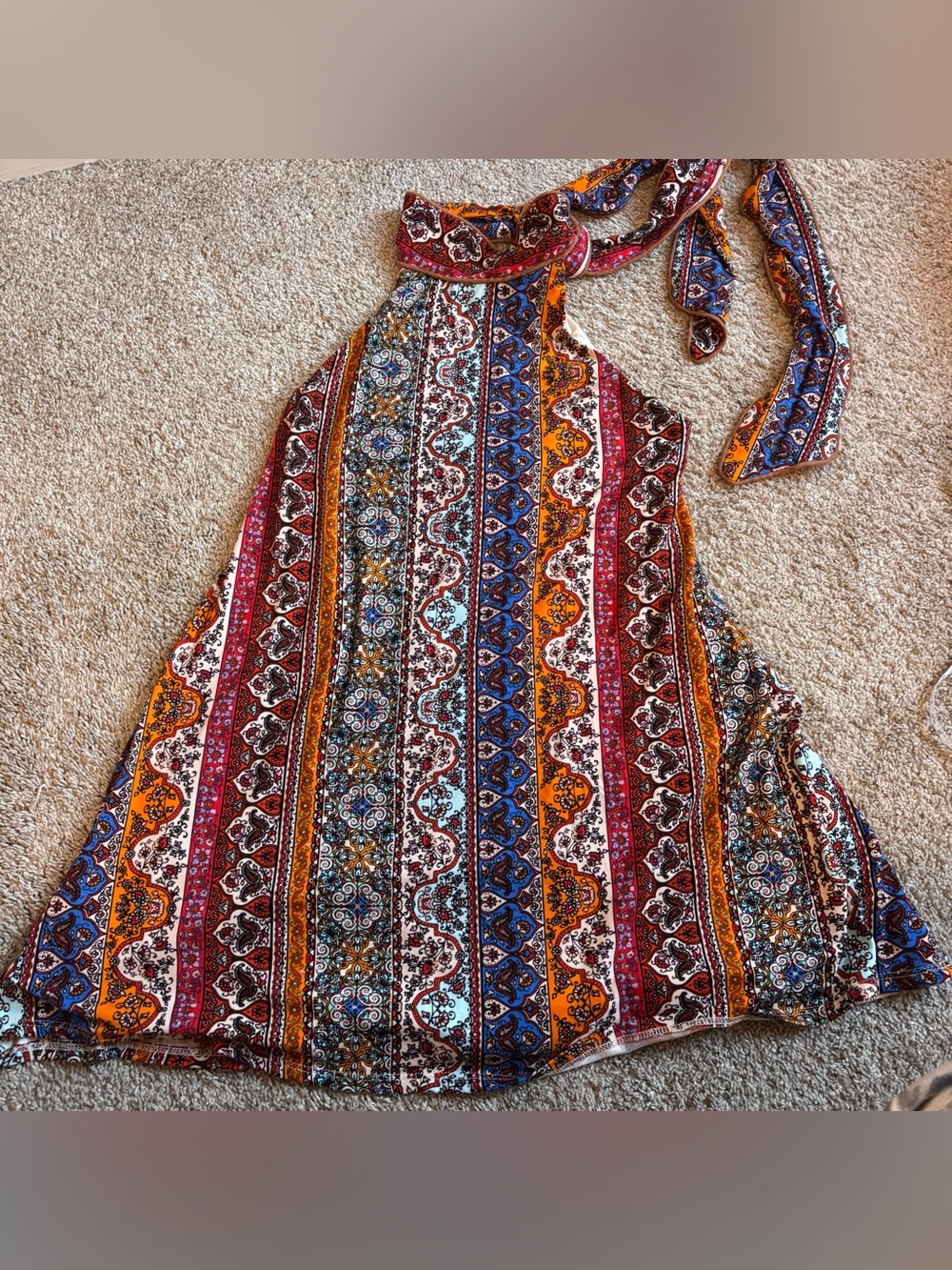 Judith March Halter Dress Size Small | Boho Festival Concert Dress